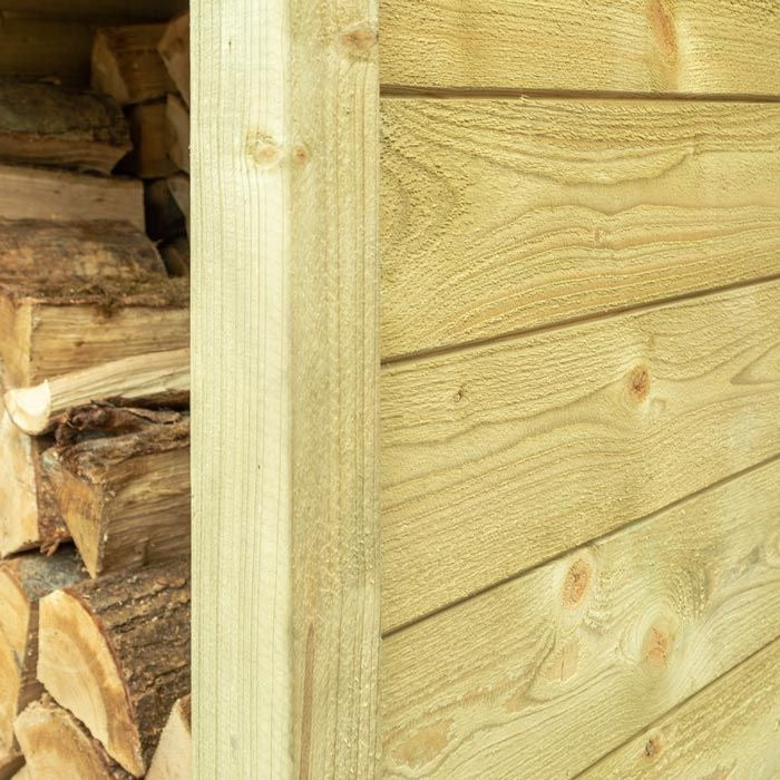 Rowlinson Pressure Treated Log Store | Sheds.co.uk