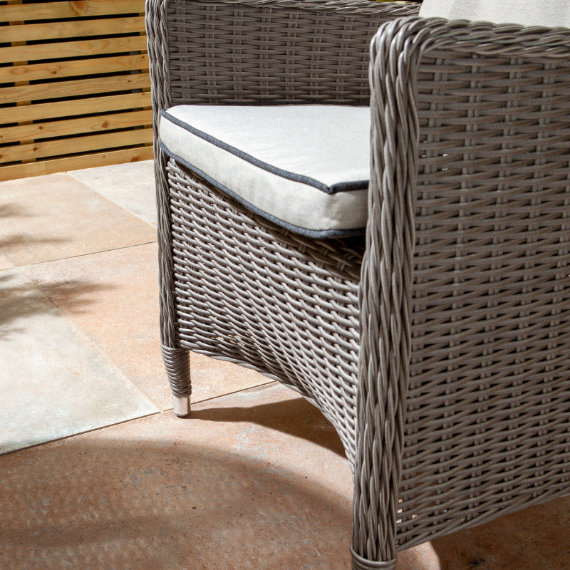 Rowlinson Prestbury Bistro Set Natural Stone | Sheds.co.uk