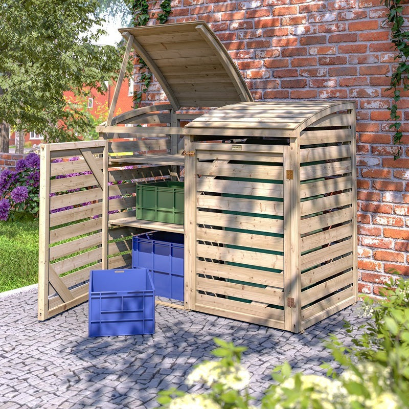 Rowlinson Single Bin Single Box Store | Sheds.co.uk