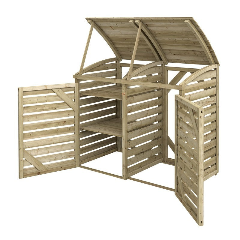 Rowlinson Single Bin Single Box Store | Sheds.co.uk