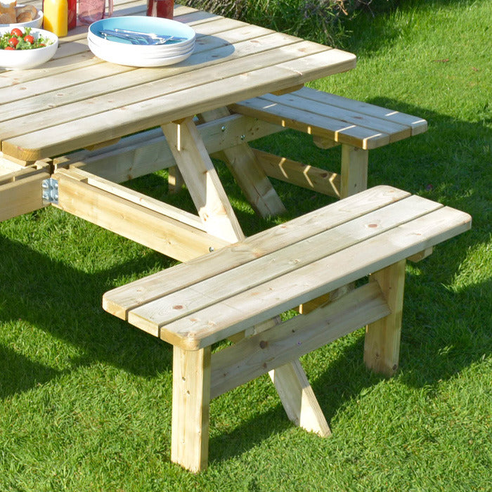 Rowlinson Square Picnic Table | Sheds.co.uk