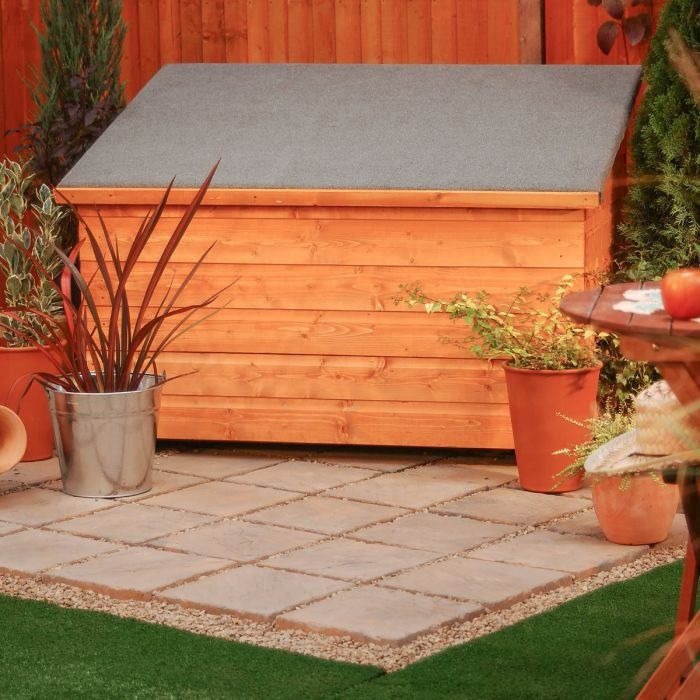 Rowlinson Tongue and Groove Garden Storage Chest | Sheds.co.uk