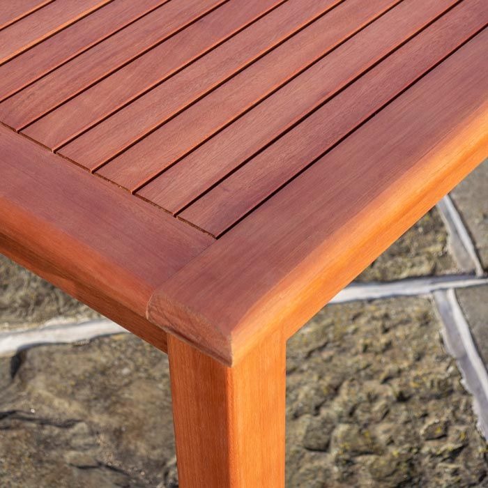 Rowlinson Willington 6 Seater Wooden Rectangular Table Dining Set | Sheds.co.uk