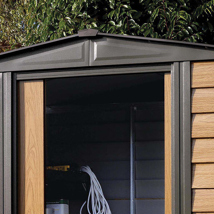 Rowlinson Woodvale 6' x 5' Apex Metal Shed | Sheds.co.uk