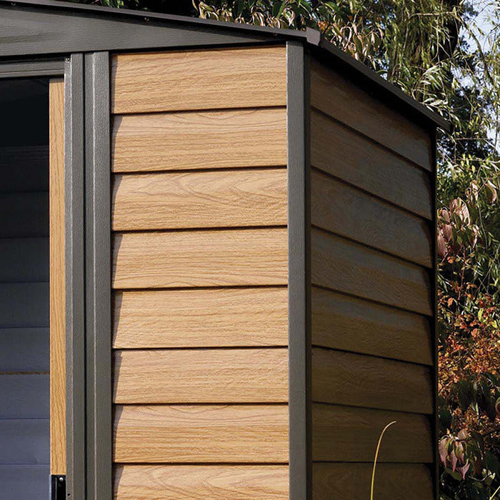 Rowlinson Woodvale 6' x 5' Apex Metal Shed | Sheds.co.uk