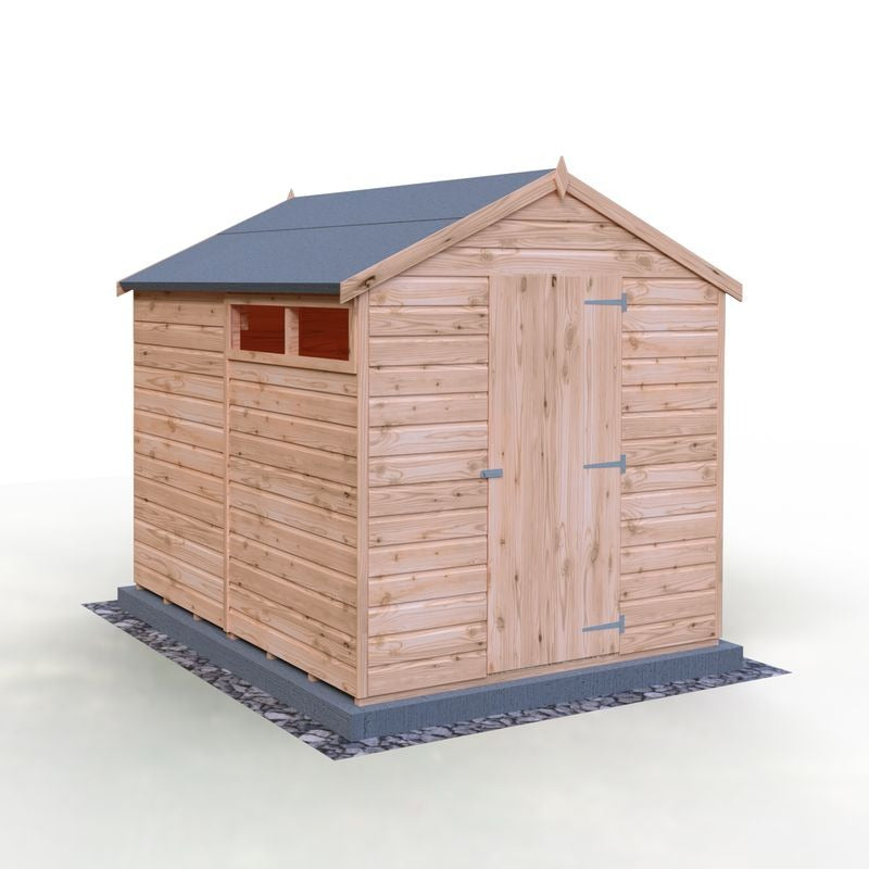 Loxley 6' x 8' Shiplap Apex Security Shed | Sheds.co.uk