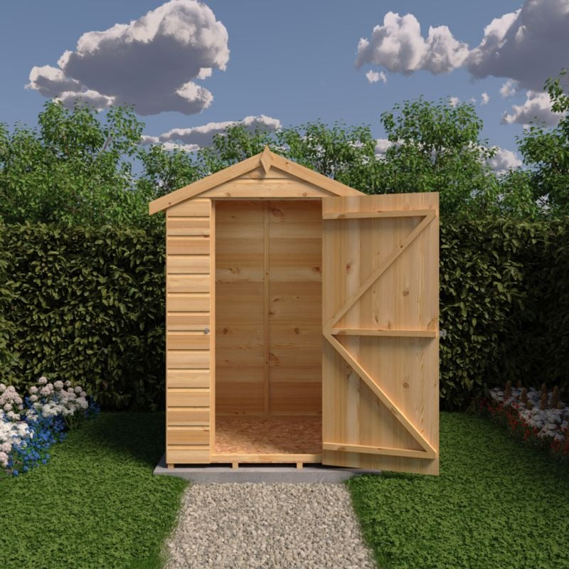 Loxley 4' x 4' Shiplap Apex Shed | Sheds.co.uk
