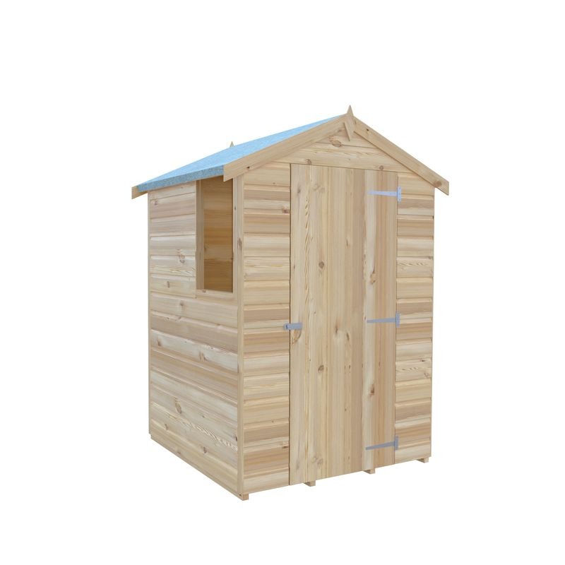 Loxley 4' x 4' Shiplap Apex Shed | Sheds.co.uk