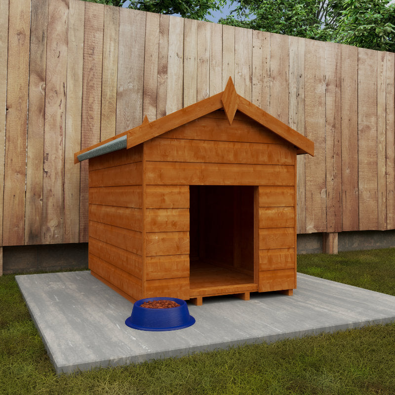 Redlands 4' x 3' Shiplap Dog Kennel | Sheds.co.uk