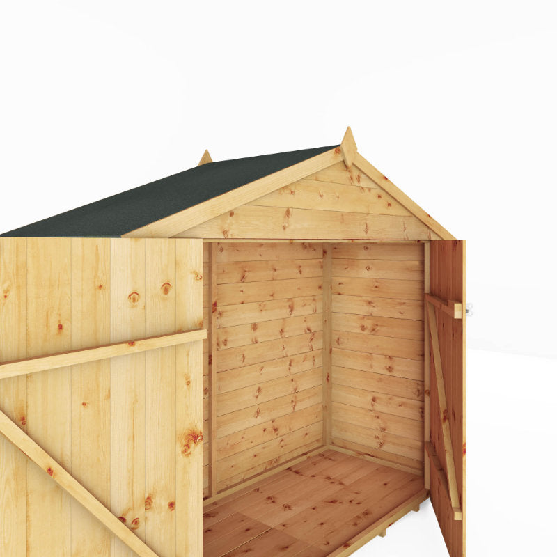 Adley 7' x 3' Tongue and Groove Apex Bike Shed | Sheds.co.uk