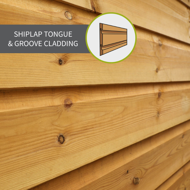 Adley 6' x 4' Budget Shiplap Greenhouse | Sheds.co.uk