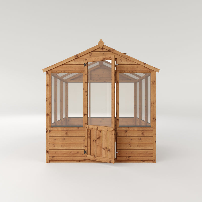 Adley 6' x 6' Budget Shiplap Greenhouse | Sheds.co.uk