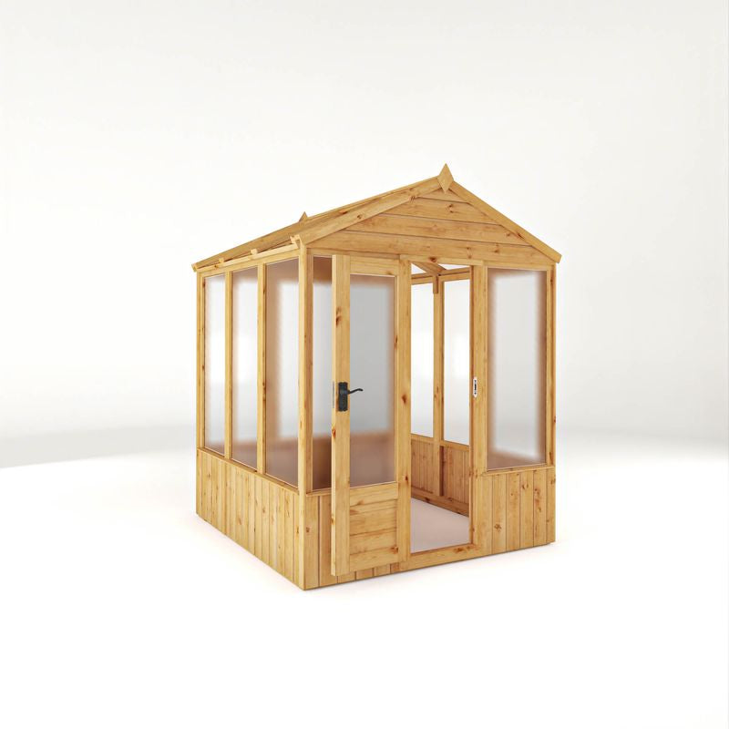 Adley 6' x 6' Lumberjack Premium Apex Wooden Greenhouse | Sheds.co.uk