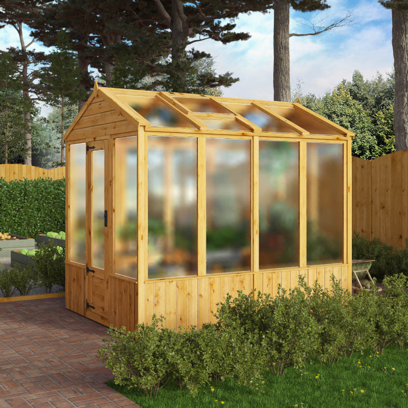 8 x 6 Lumberjack Premium Apex Wooden Greenhouse