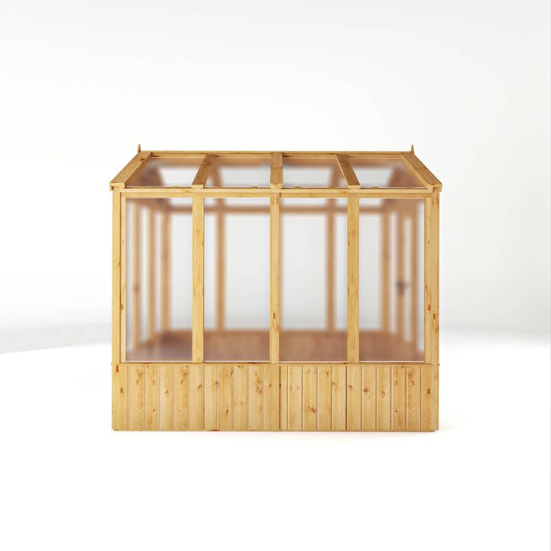 Adley 8' x 6' Lumberjack Premium Apex Wooden Greenhouse | Sheds.co.uk