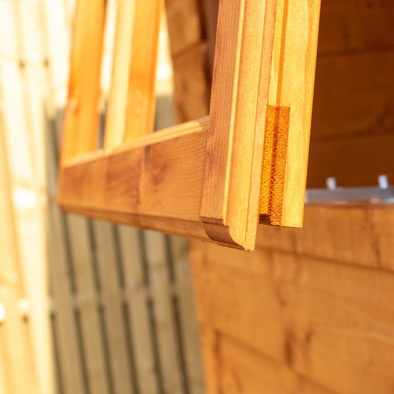 Loxley 7' x 7' Shiplap Corner Shed | Sheds.co.uk