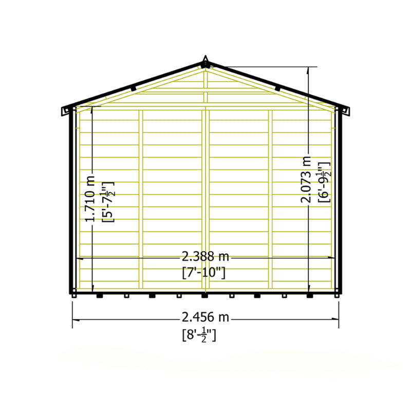Loxley 8' x 8' Ashwater Summer House | Sheds.co.uk