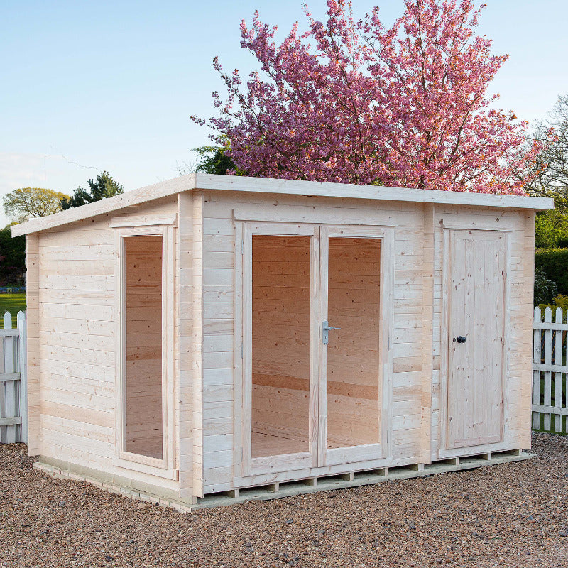 Loxley 3.6m x 2.6m Windsor Log Cabin - 19mm | Sheds.co.uk