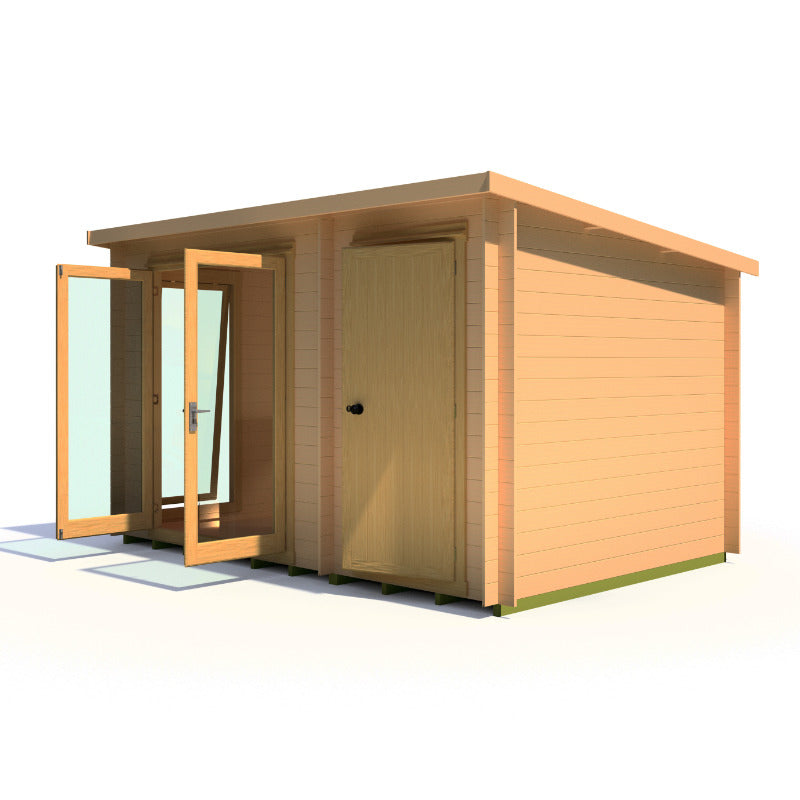 Loxley 3.6m x 2.6m Windsor Log Cabin - 19mm | Sheds.co.uk