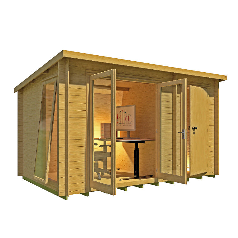 Loxley 3.6m x 2.6m Windsor Log Cabin - 19mm | Sheds.co.uk