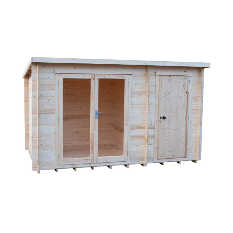 Loxley 3.6m x 2.6m Windsor Log Cabin - 19mm | Sheds.co.uk