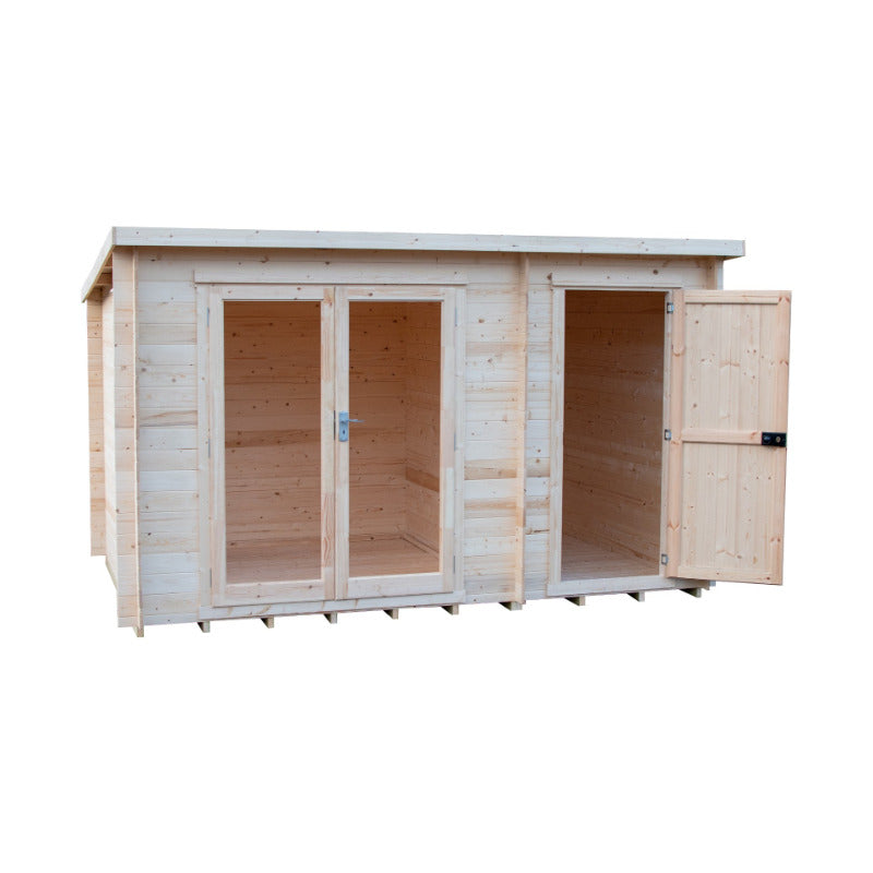 Loxley 3.6m x 2.6m Windsor Log Cabin - 19mm | Sheds.co.uk