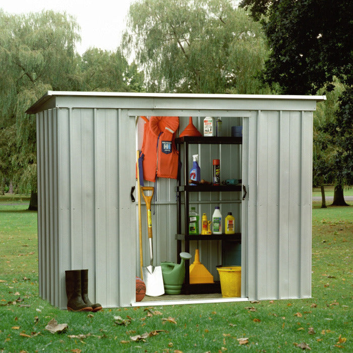 YardMaster 10' x 4' Pent Metal Shed | Sheds.co.uk