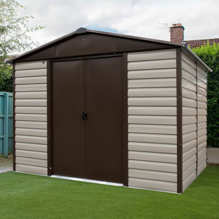 YardMaster 10' x 6' Shiplap Metal Garden Shed | Sheds.co.uk