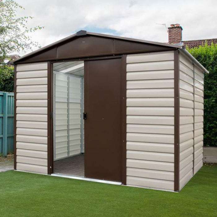YardMaster 10' x 8' Shiplap Metal Garden Shed | Sheds.co.uk