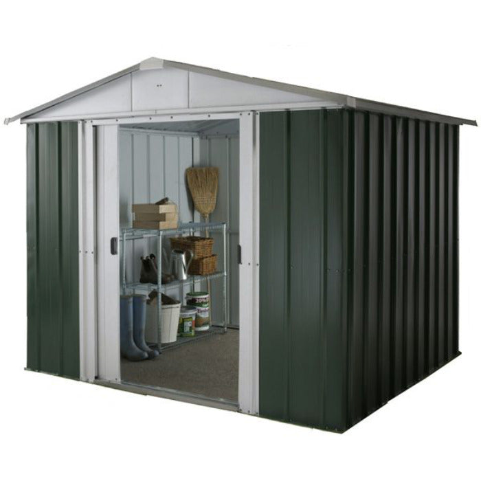 YardMaster 8' x 7' Apex Metal Garden Shed | Sheds.co.uk