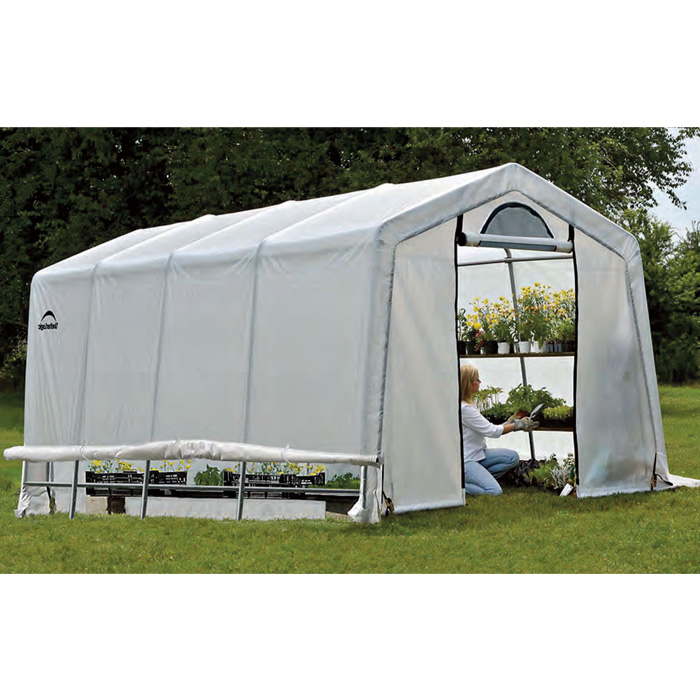 Shelter Logic 10’ x 10’ Peak Style Portable Greenhouse