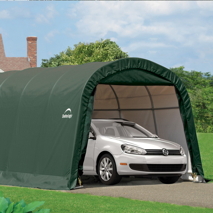 Shelter Logic 10’ x 20’ Round Top Style Portable Car Shelter
