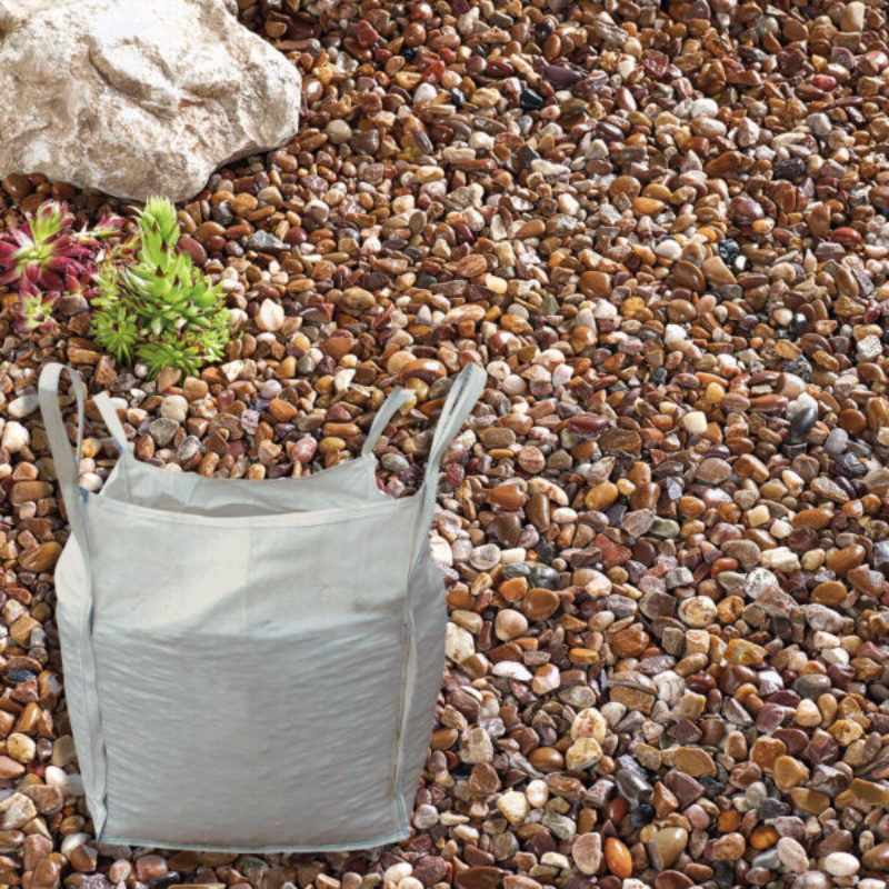 Bulk Bag 10-22mm Quartzite Pea Pebbles