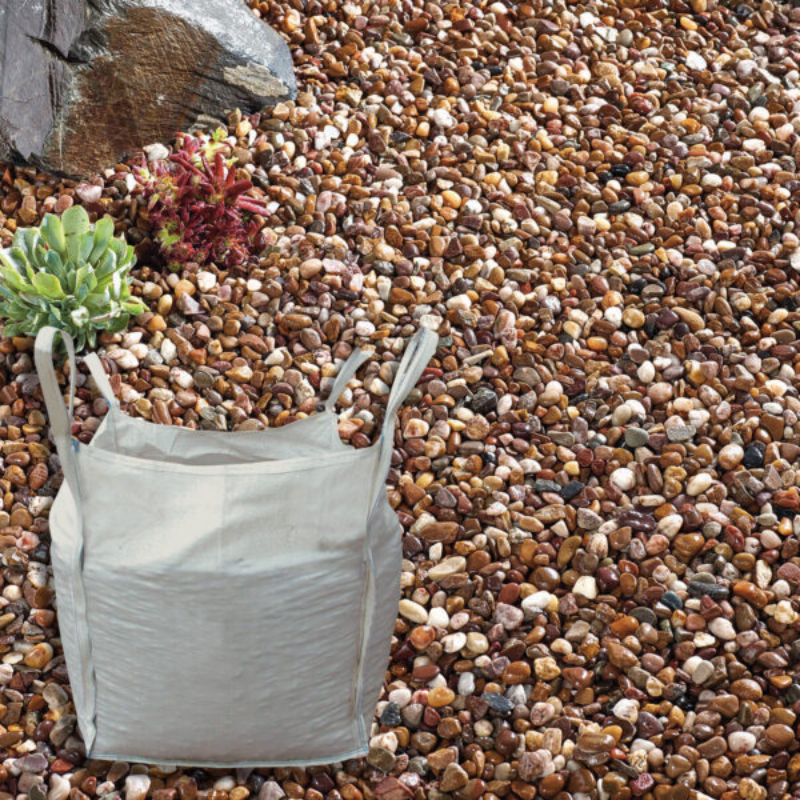 Bulk Bag 6-14mm Quartzite Pea Pebbles