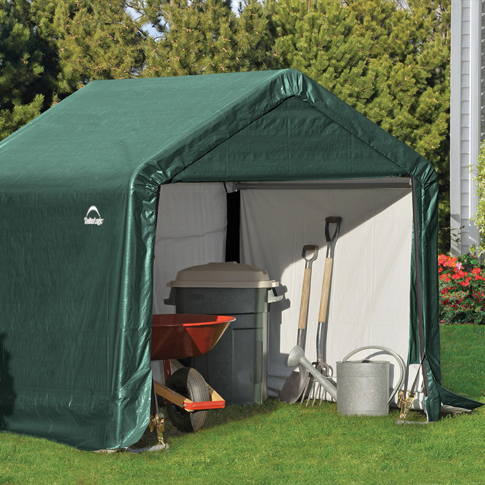 Shelter Logic 6’ x 6’ Peak Style Portable Storage Shed