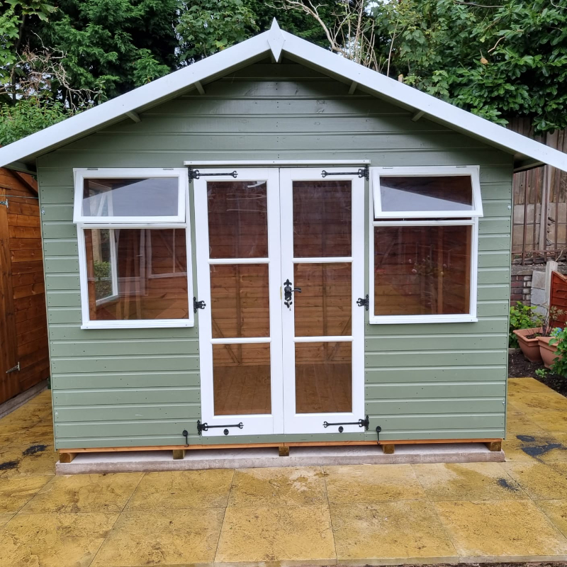 Bards 10’ x 10’ Williams Custom Summer House - Tanalised or Pre Painted
