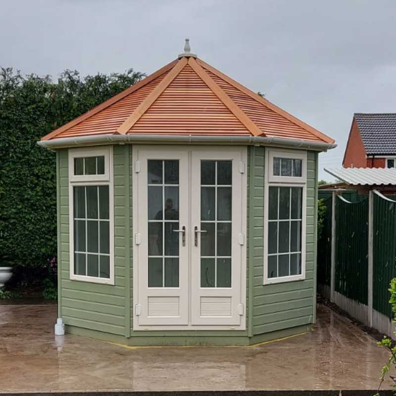 Bards 10’ x 10’ Emilia Bespoke Insulated Garden Room - Painted