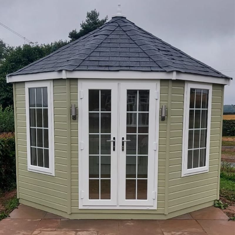 Bards 12’ x 12’ Emilia Bespoke Insulated Garden Room - Painted
