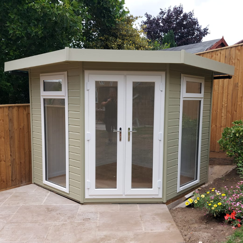 Bards 9’ x 9’ Oswald Bespoke Insulated Garden Room - Painted