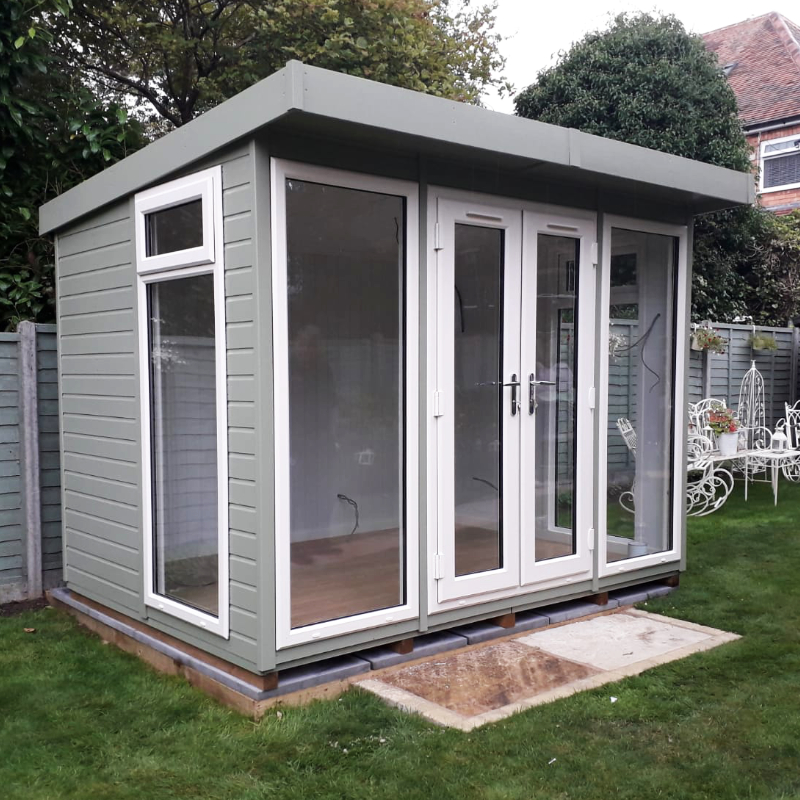 Bards 10’ x 8’ Othello Bespoke Insulated Garden Room - Painted