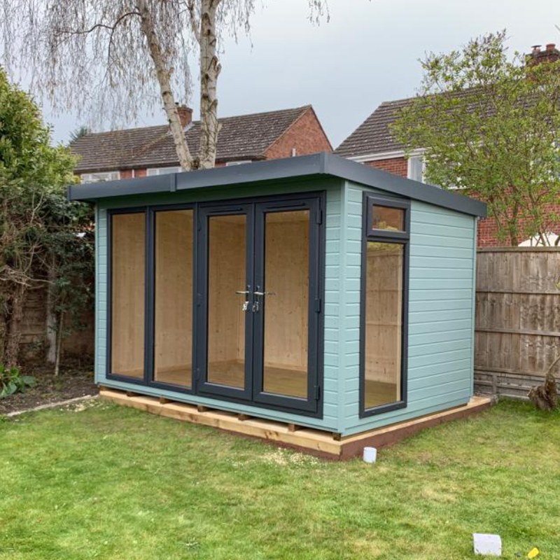 Bards 12’ x 8’ Othello Bespoke Insulated Garden Room - Painted