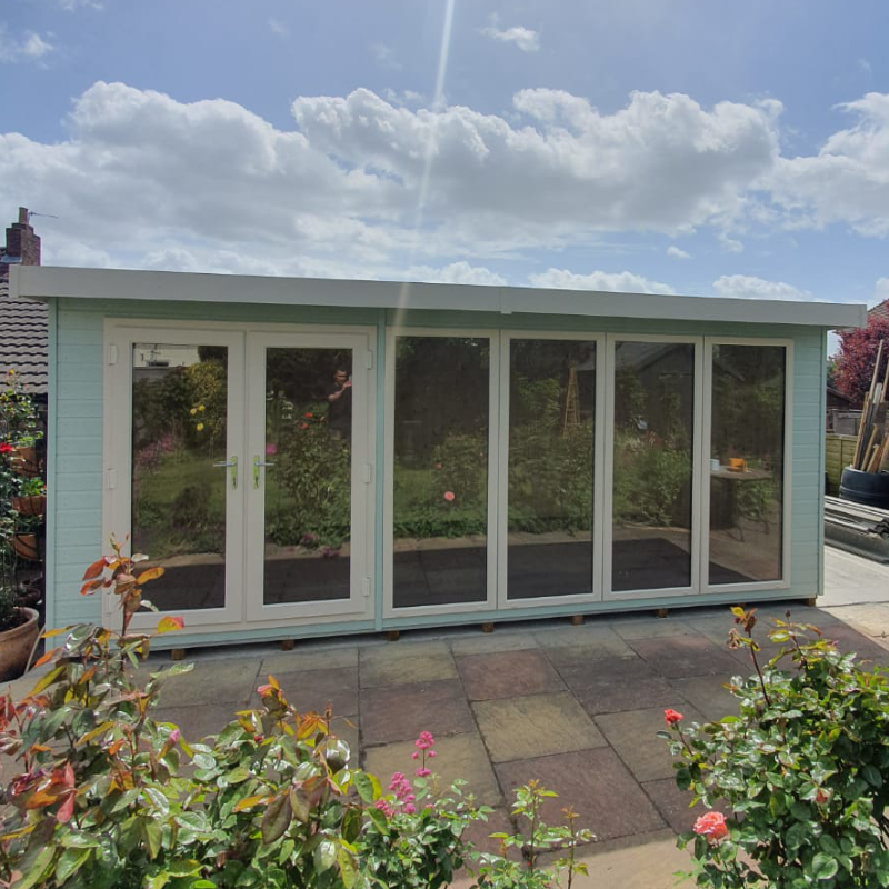 Bards 20’ x 14’ Othello Bespoke Insulated Garden Room - Painted