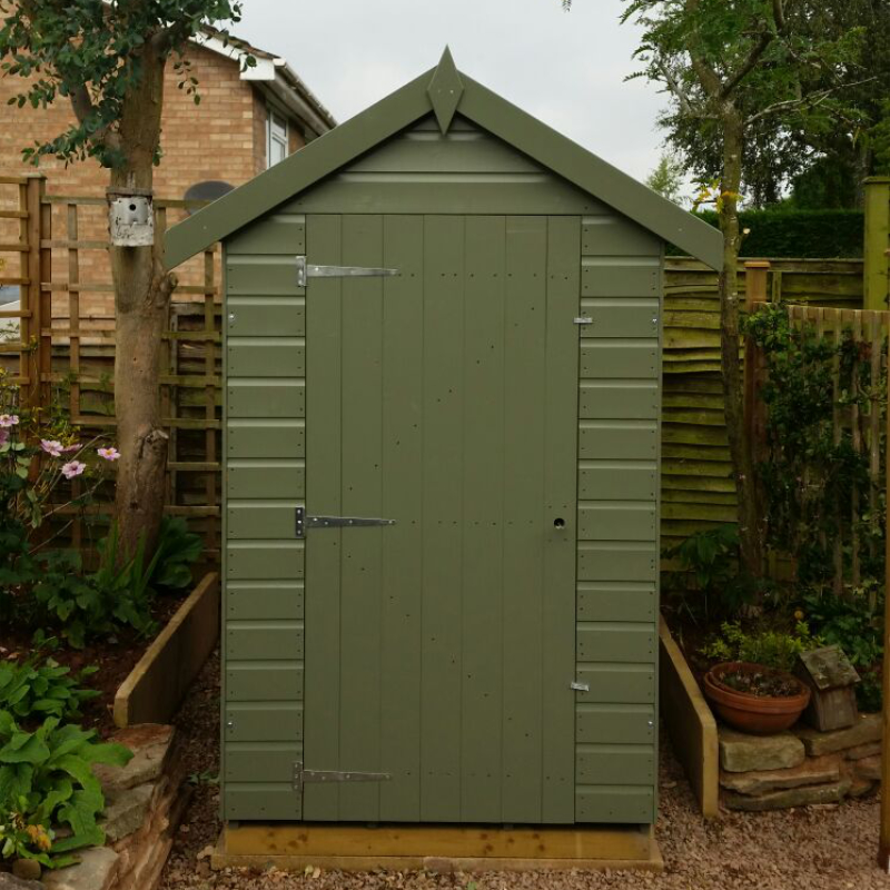 Bards 6’ x 4’ Popular Custom Apex Shed - Pre Painted