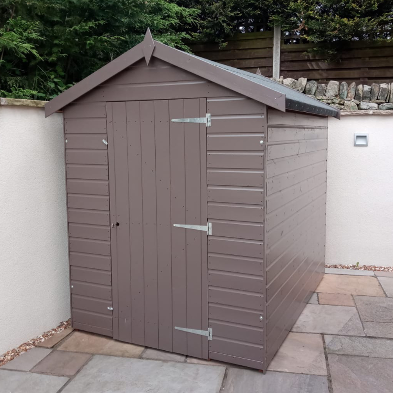 Bards 7’ x 5’ Popular Custom Apex Shed - Pre Painted