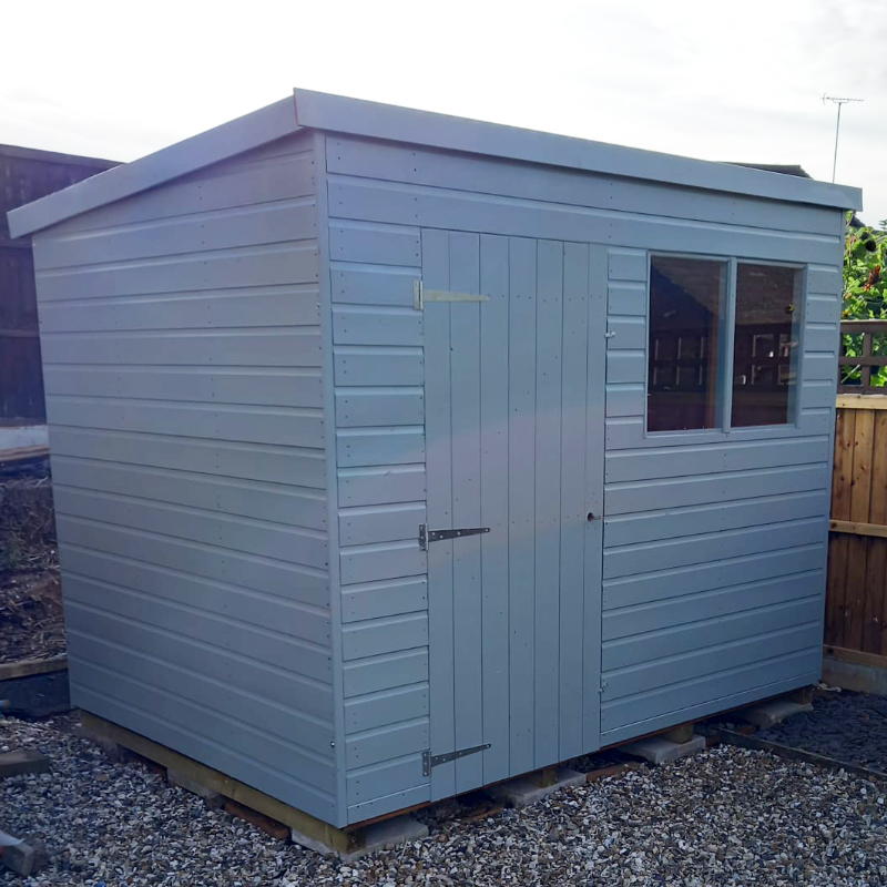 Bards 10’ x 6’ Popular Custom Pent Shed - Pre Painted