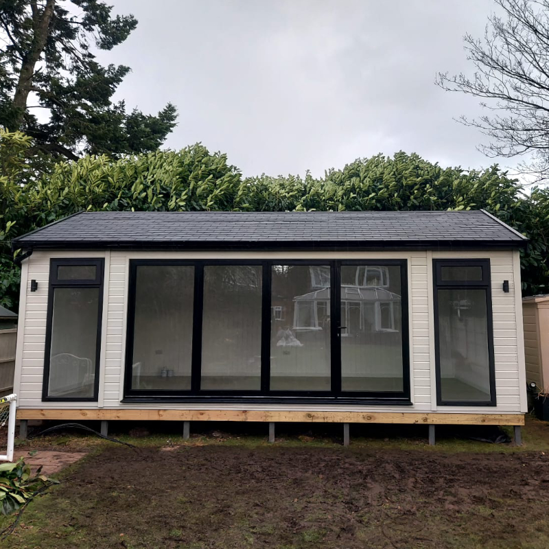 Bards 22’ x 12’ Portia Bespoke Insulated Garden Room - Painted