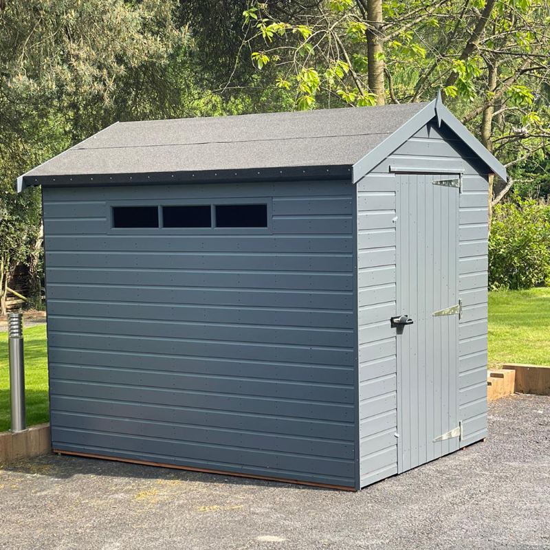 Bards 10’ x 6’ Custom Apex Security Shed - Tanalised or Pre Painted
