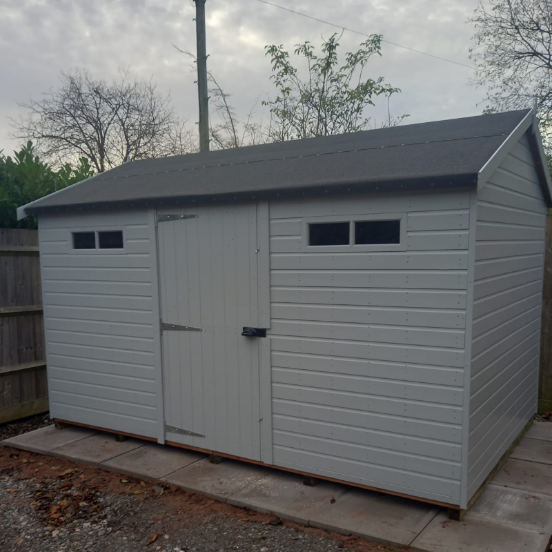 Bards 16’ x 10’ Custom Apex Security Shed - Tanalised or Pre Painted
