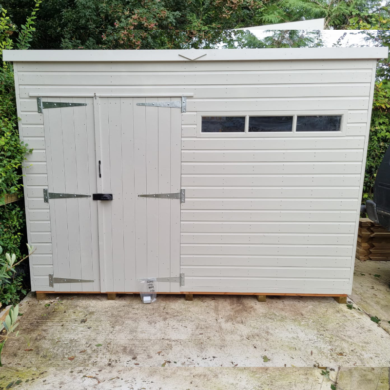Bards 14’ x 8’ Custom Pent Security Shed - Tanalised or Pre Painted