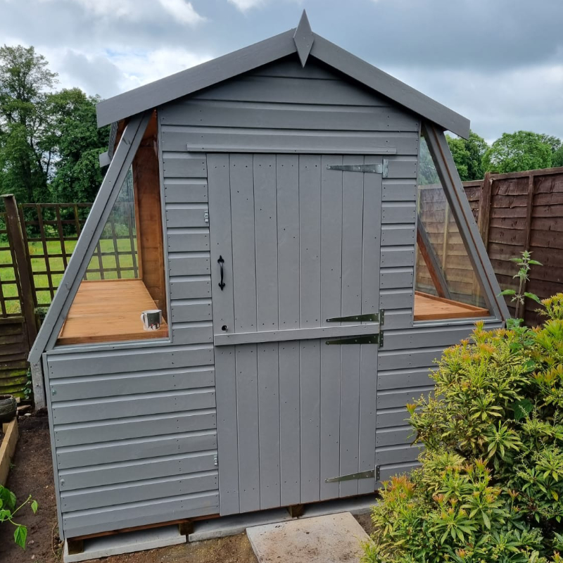Bards 6’ x 7’ Supreme Custom Apex Suntrap Potting Shed - Tanalised or Pre Painted